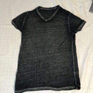 Very thin buckle black v-neck that is very good for a hot summer day
